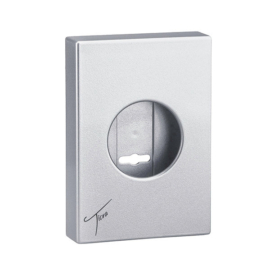 Crescent Silver Plastic